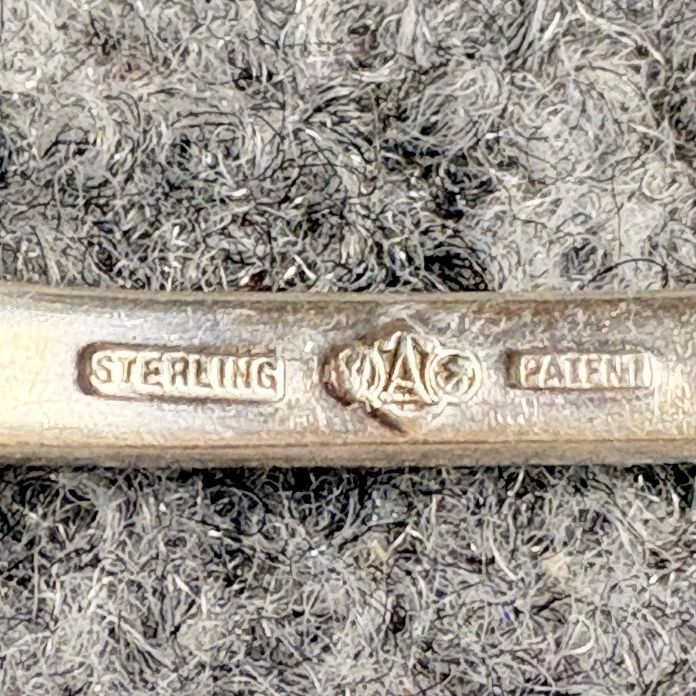 Alvin Chippendale-Old Sterling Silver Dinner Fork 7